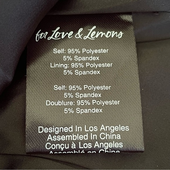 FOR LOVE & LEMONS Jolie Floral Puff Sleeve Mini Dress NEW - Picture 13 of 16